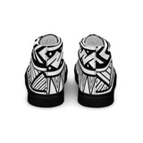 Men’s high top canvas shoes