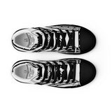 Men’s high top canvas shoes