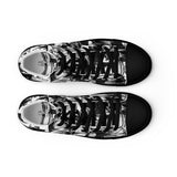 Men’s high top canvas shoes