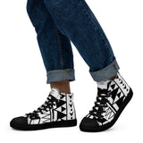 Men’s high top canvas shoes