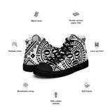 Men’s high top canvas shoes