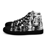 Men’s high top canvas shoes