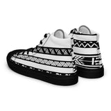 Men’s high top canvas shoes