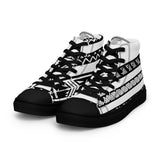 Men’s high top canvas shoes