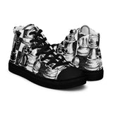 Men’s high top canvas shoes