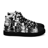 Men’s high top canvas shoes