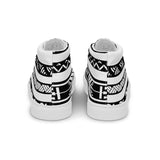 Men’s high top canvas shoes