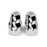 Men’s high top canvas shoes