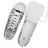 Men’s high top canvas shoes