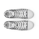 Men’s high top canvas shoes