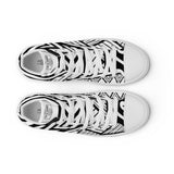 Men’s high top canvas shoes