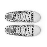 Men’s high top canvas shoes