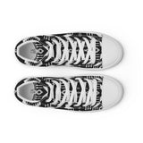 Men’s high top canvas shoes