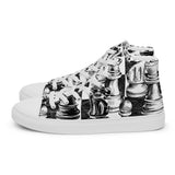Men’s high top canvas shoes