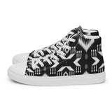 Men’s high top canvas shoes