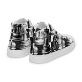 Men’s high top canvas shoes