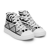 Men’s high top canvas shoes