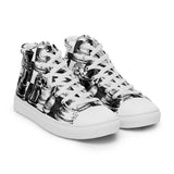 Men’s high top canvas shoes