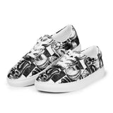 Men’s lace-up canvas shoes