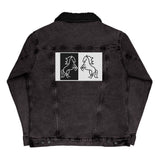 Unisex denim sherpa jacket