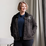 Unisex denim sherpa jacket