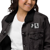 Unisex denim sherpa jacket