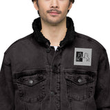 Unisex denim sherpa jacket