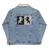 Unisex denim sherpa jacket