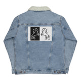Unisex denim sherpa jacket