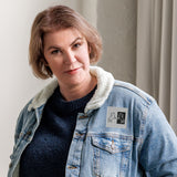 Unisex denim sherpa jacket