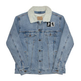Unisex denim sherpa jacket