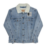 Unisex denim sherpa jacket