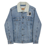 Unisex denim sherpa jacket