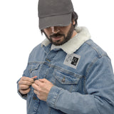 Unisex denim sherpa jacket