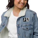 Unisex denim sherpa jacket