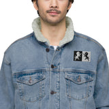 Unisex denim sherpa jacket