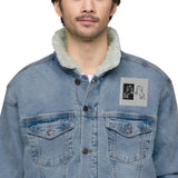 Unisex denim sherpa jacket