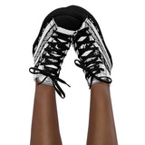Women’s high top canvas shoes