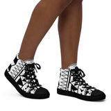 Women’s high top canvas shoes