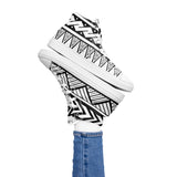 Women’s high top canvas shoes