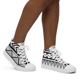 Women’s high top canvas shoes