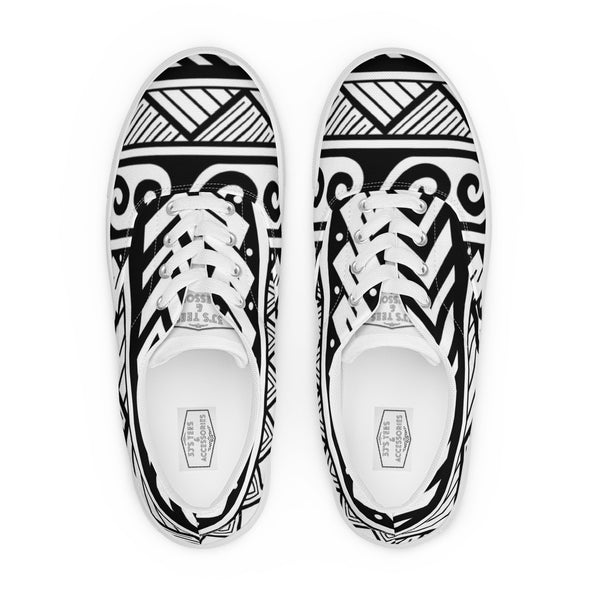 Men’s lace-up canvas shoes