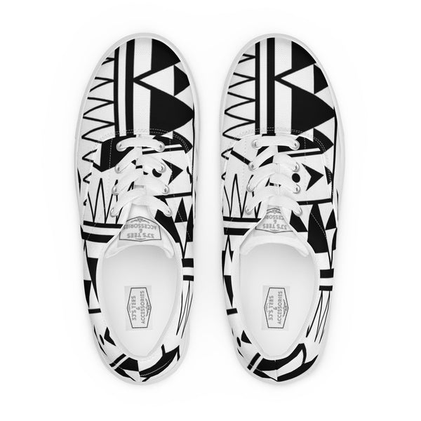 Men’s lace-up canvas shoes