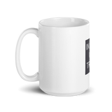 White glossy mug