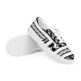 Women’s lace-up canvas shoes